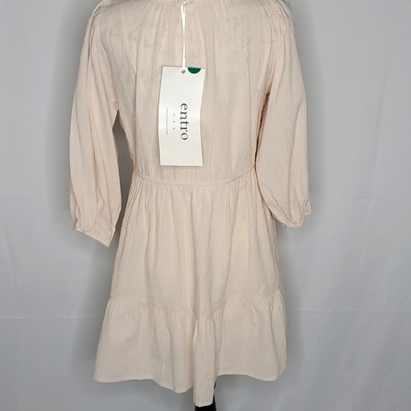 Entro Anthropologie Guest Brand Swiss Dot Babydoll Dress - Picture 7 of 15